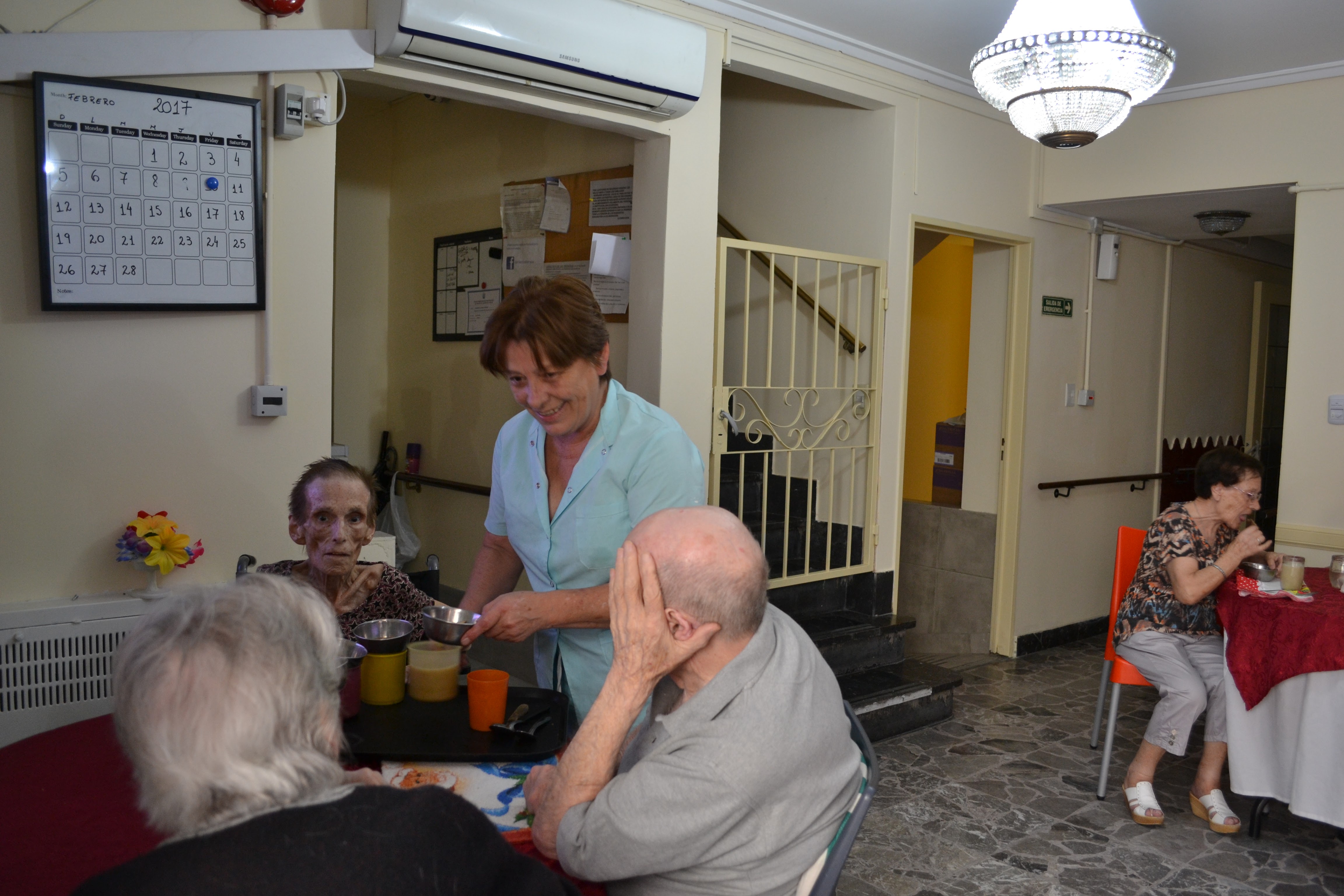 Paseando por el patio